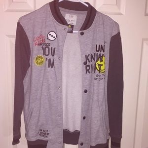 Snap button jacket Smiley world